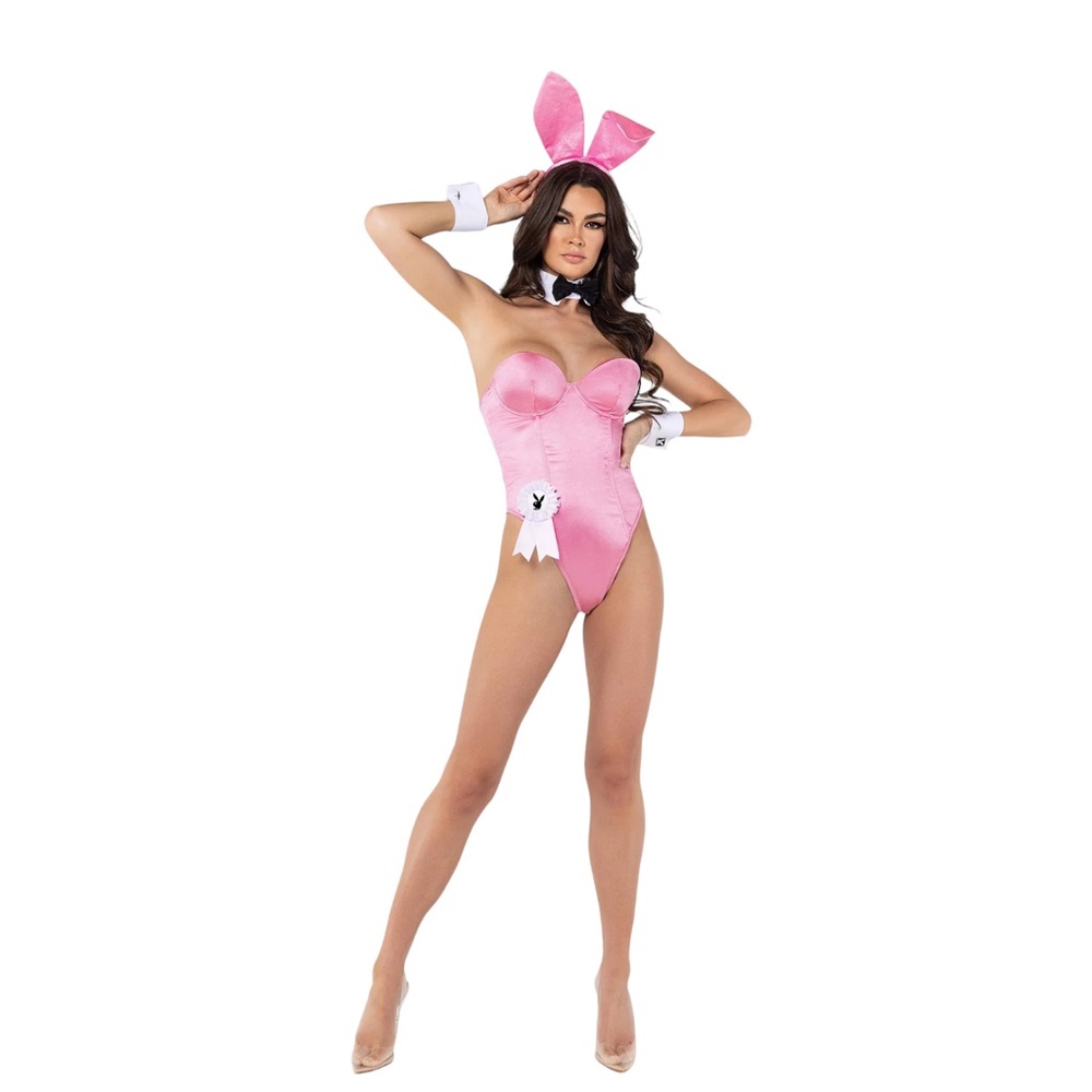 Roma PB127 8pc Playboy Bunny Costume in Pink